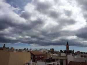 View of Malaga from apartment