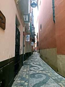 Small back street in Malaga