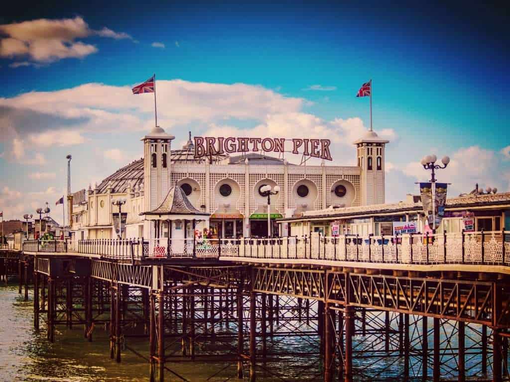 12 Best Day Trips from London (By Travel Bloggers + Map) 12 Brighton Pier, a popular seaside attraction in England, offers stunning views, entertainment, and cl.