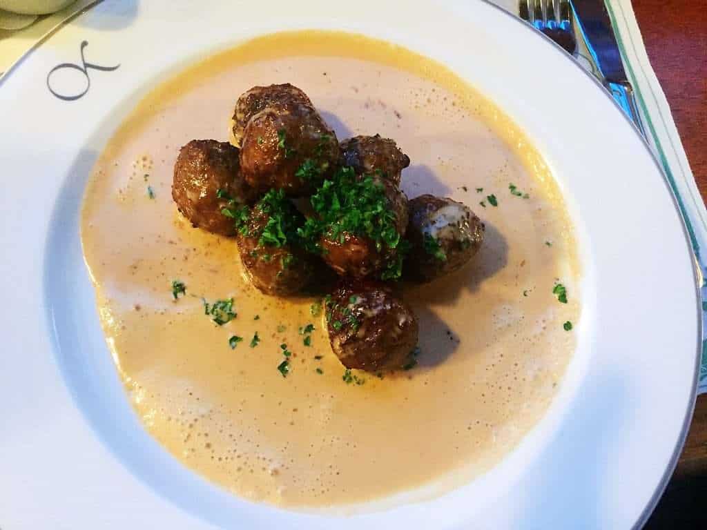 Bakfickan's Swedish meatballs - a day in Stockholm