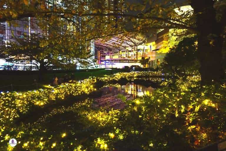 Dazzling Christmas illumination at Roppongi Hills