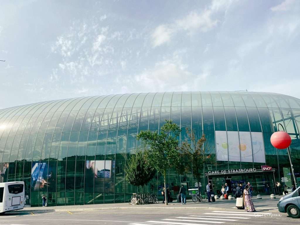 Strasbourg's modern train station 