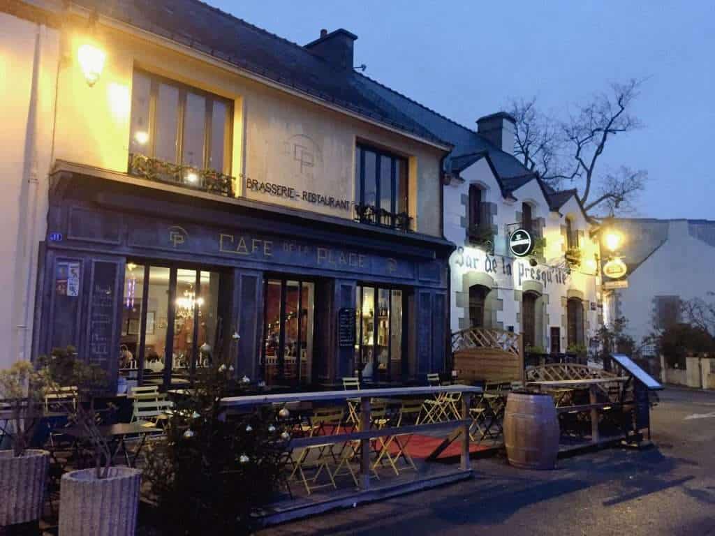 Cafe in St Gildas de Rhuys - Golfe du Morbihan