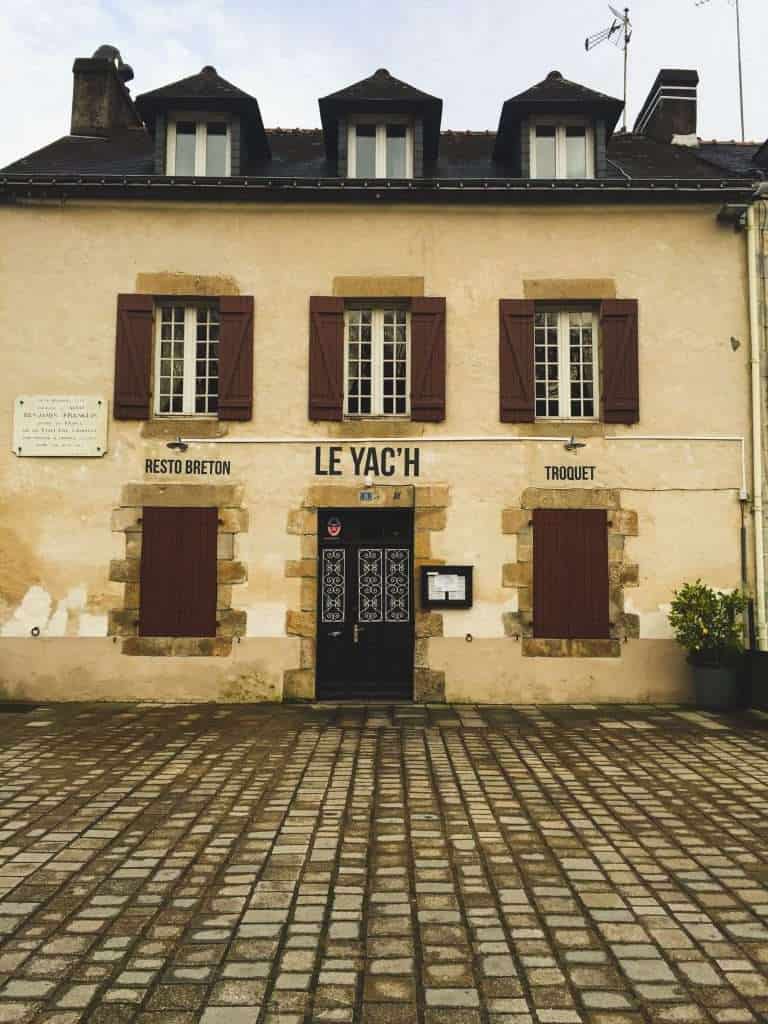 Typical Breton restaurant