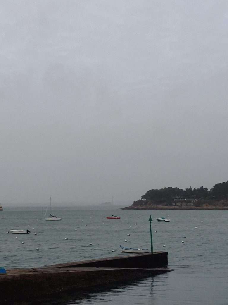 View of the ocean in the Golfe du Morbihan