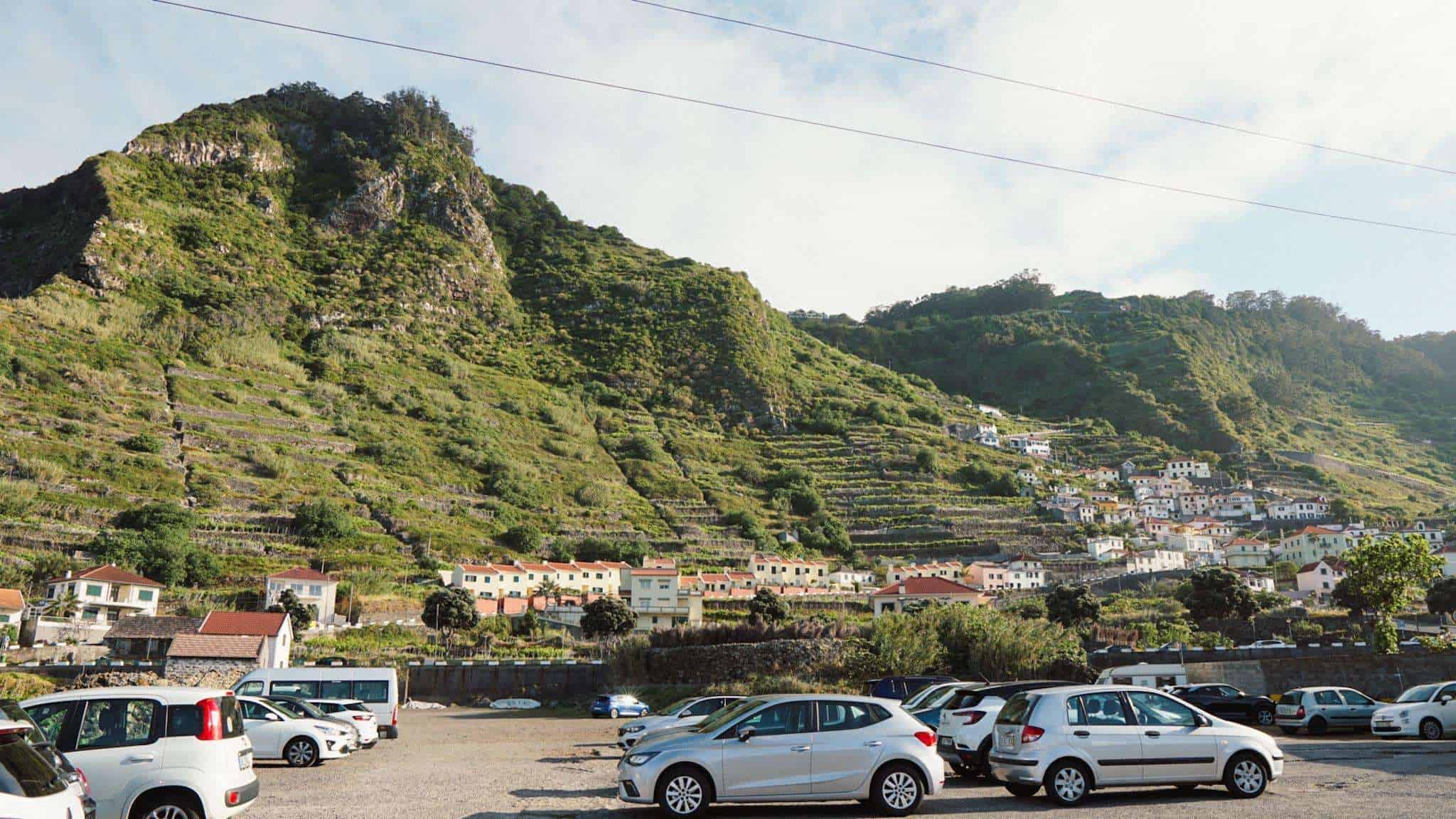 Parking in Porto Moniz - Madeira
