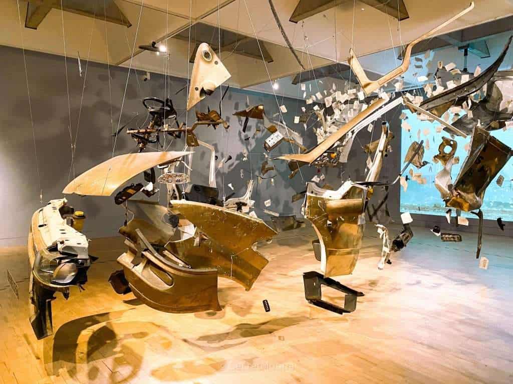 Art display at Fitzwilliam Museum - Cambridge UK