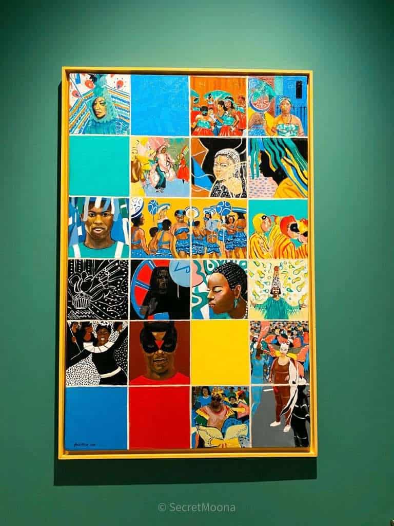 Painting display at Kettle's Yard Gallery - Cambridge
