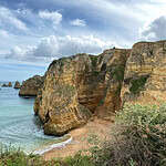 Secluded beach in Lagos, Portugal
