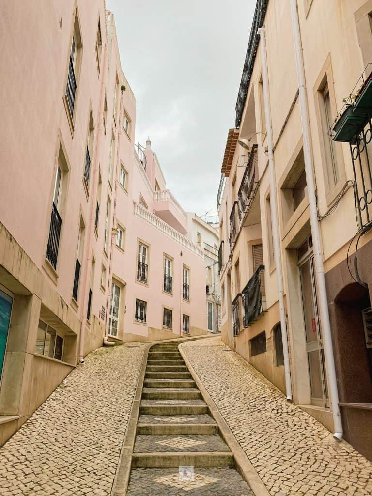 Winding street of Lagos - One of Algarve cities
