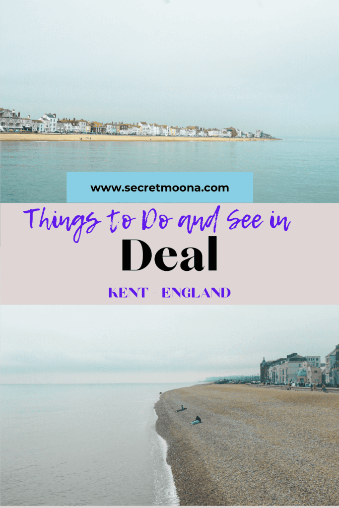 Things to do and see in Deal, Kent — a quaint seaside town with a Tudor castle, pier and pebble beach. Pin this guide for later!