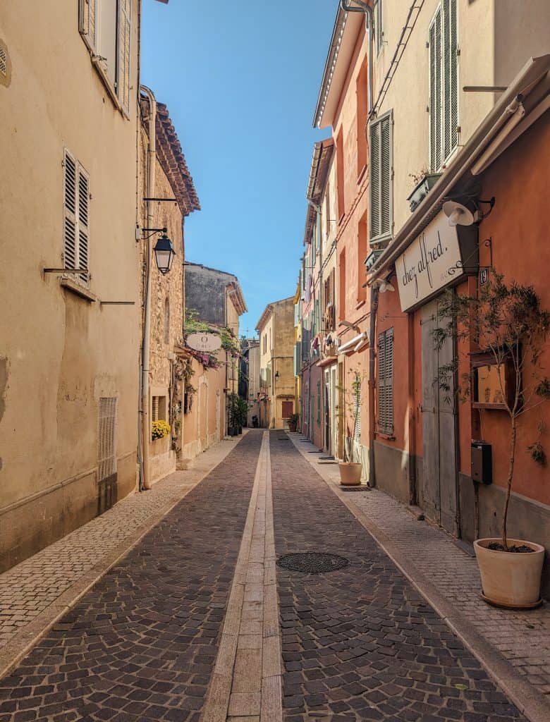 Charming street in Cassis France