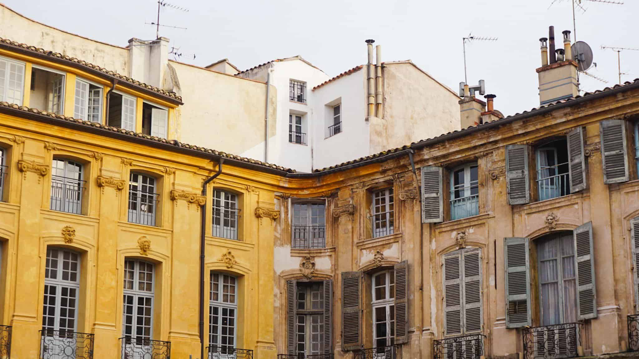 Aix en Provence - Buildings facade