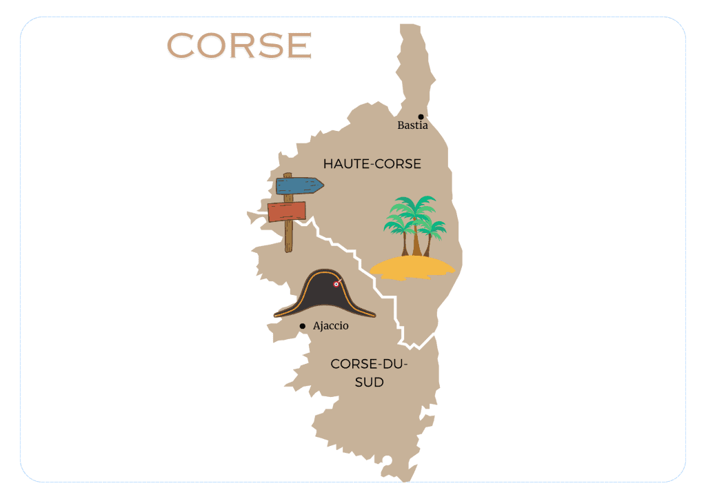 Exploring the Regions of France _ All You Need to Know 22 Map of Corse - Regions of France