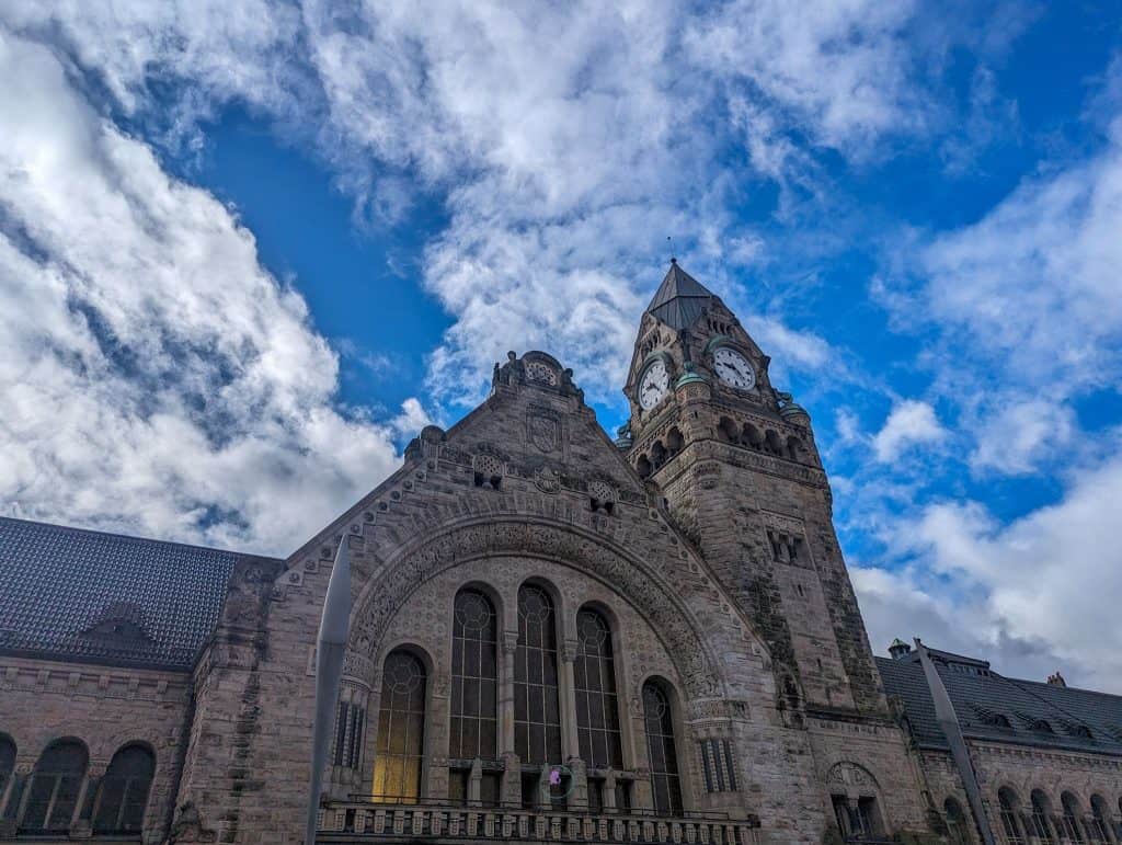 Discover The Best Things To Do In Metz, France 37 Metz-Ville station, a stone building with a clock tower