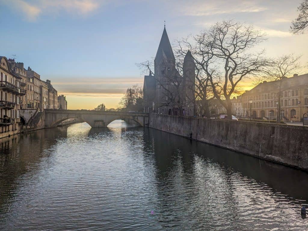 Discover The Best Things To Do In Metz, France 2 Things to do Metz - Temple Neuf at sunset