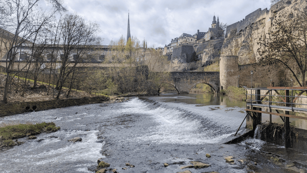 Banks of the Alzette River - Luxembourg City