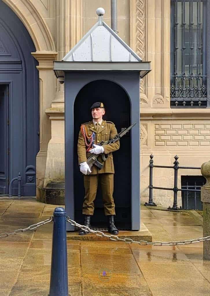 Grand Ducal Palace Luxembourg City Royal Service Guard