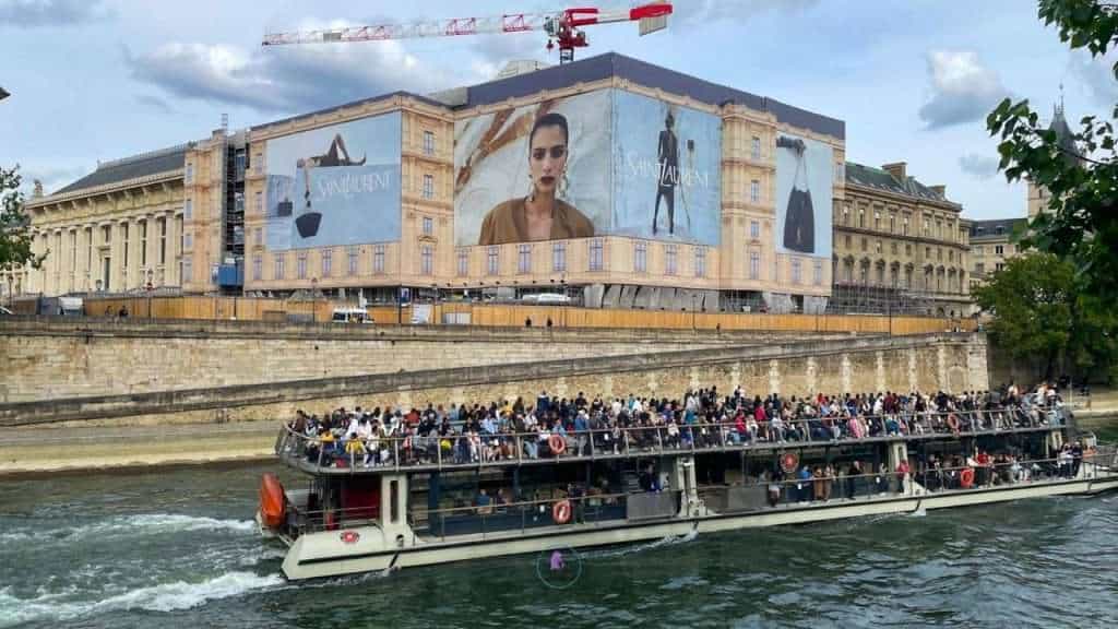 Tourist boat on the Seine River, Paris⁠ Paris Olympic venues