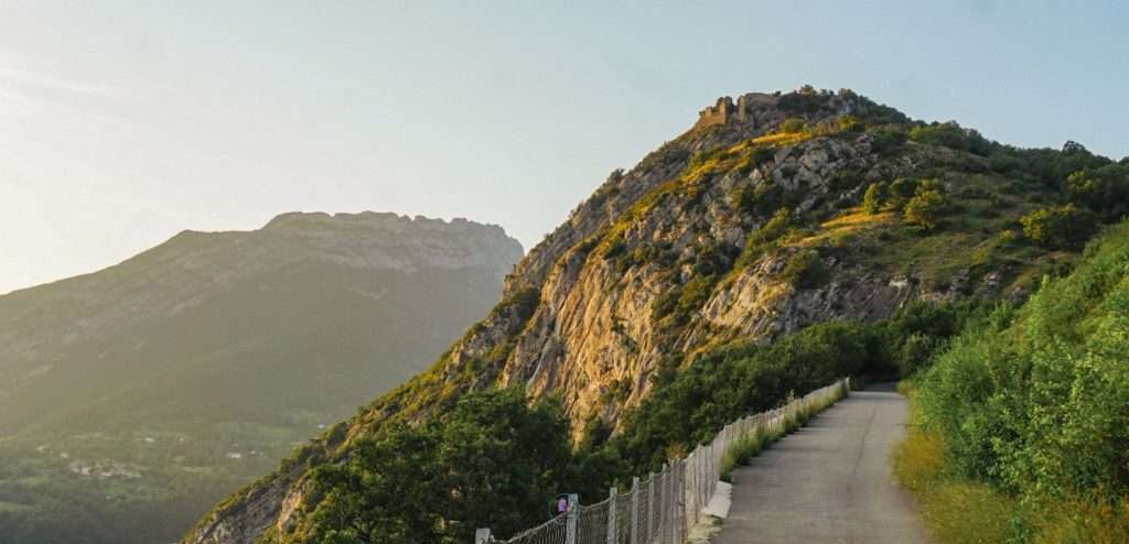 Hiking trail in the Bastille - Grenoble