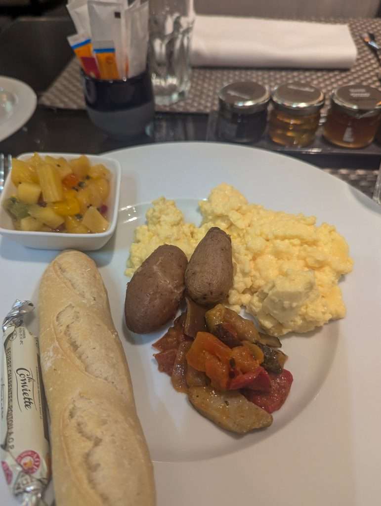 Breakfast spread at Park Hotel Grenoble