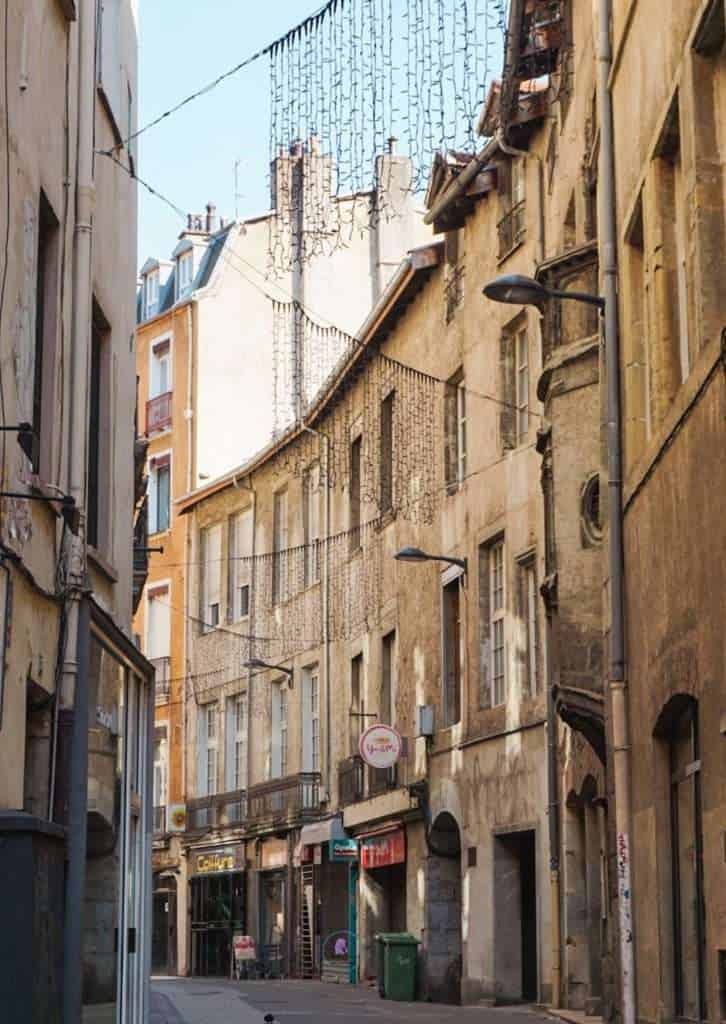 Street in Grenoble Old Town 