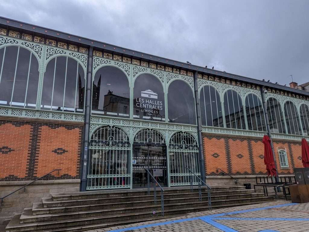 Les Halles Centrales covered market in Limoges