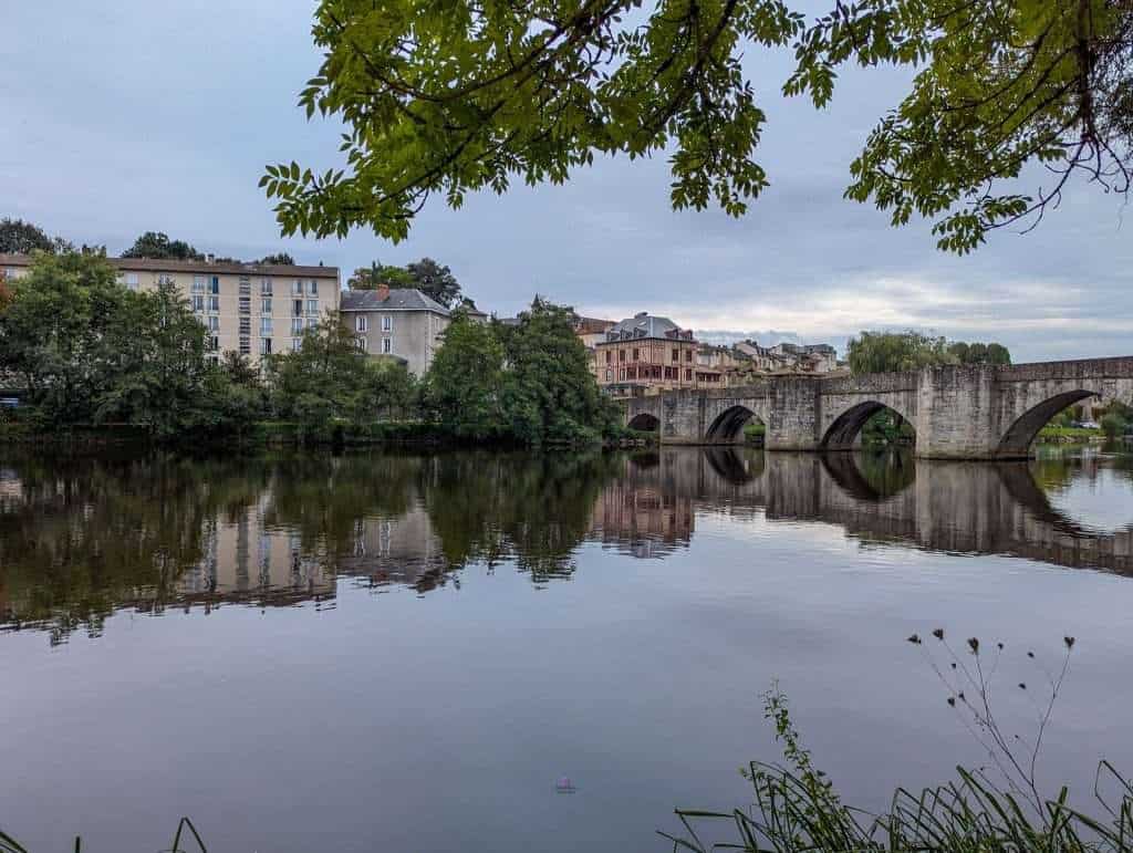 Pont Saint-Étienne bridge in Limoges over the Vienne River