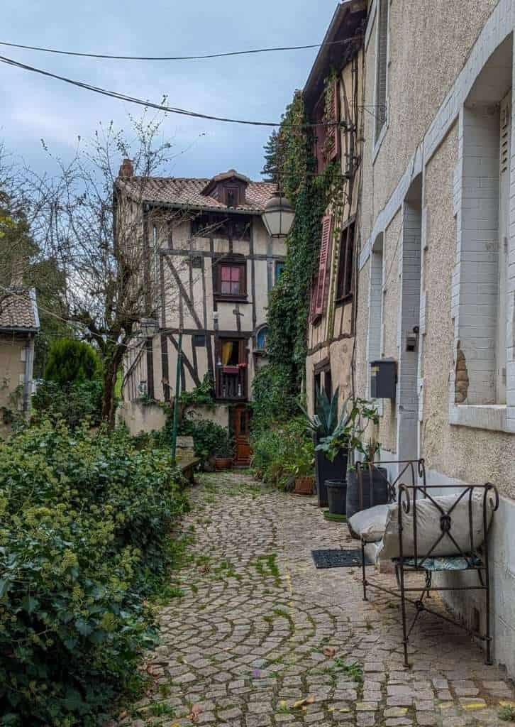 Rue Rajat in Quartier de la Cité in Limoges