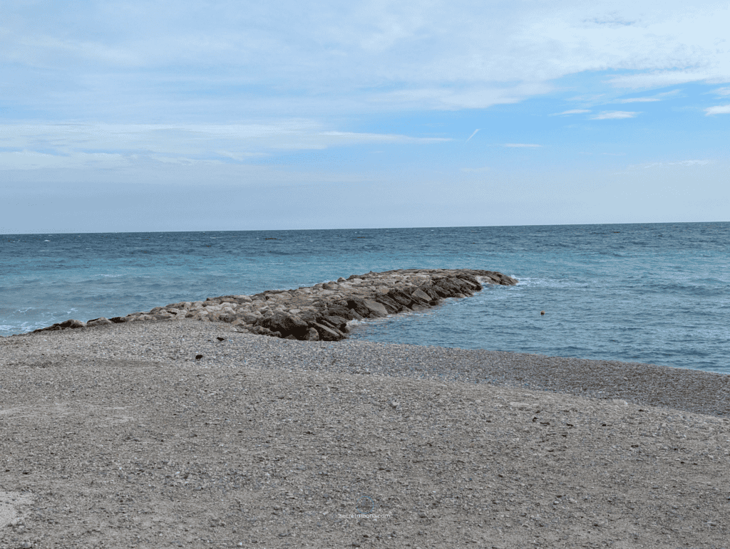 The Perfect One Day in Menton Itinerary: Discover Hidden Gems 26 Menton's gravel and sand beach