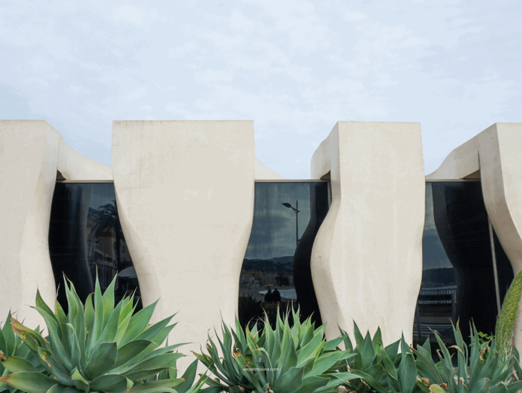 The Perfect One Day in Menton Itinerary: Discover Hidden Gems 18 A design building with white walls