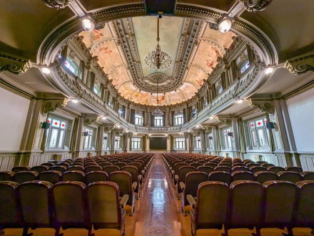 How to Experience the Best of Bilbao in Just 3 Days 7 Inside the auditorium at Biblioteca Central de Bidebarrieta