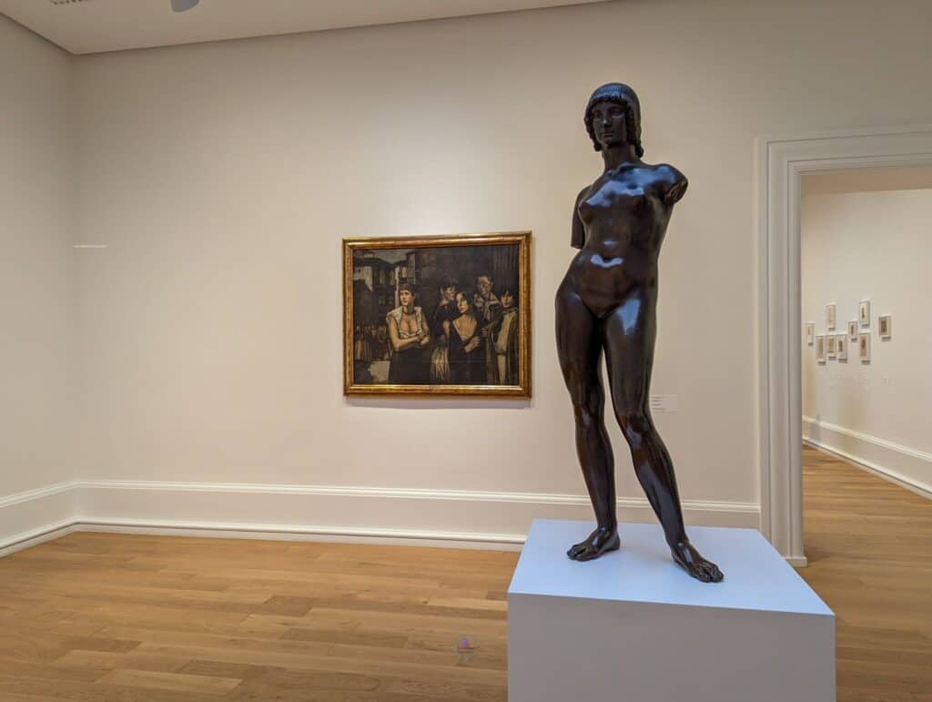 How to Experience the Best of Bilbao in Just 3 Days 20 Sculpture of a woman at Bilbao Fine Arts Museum