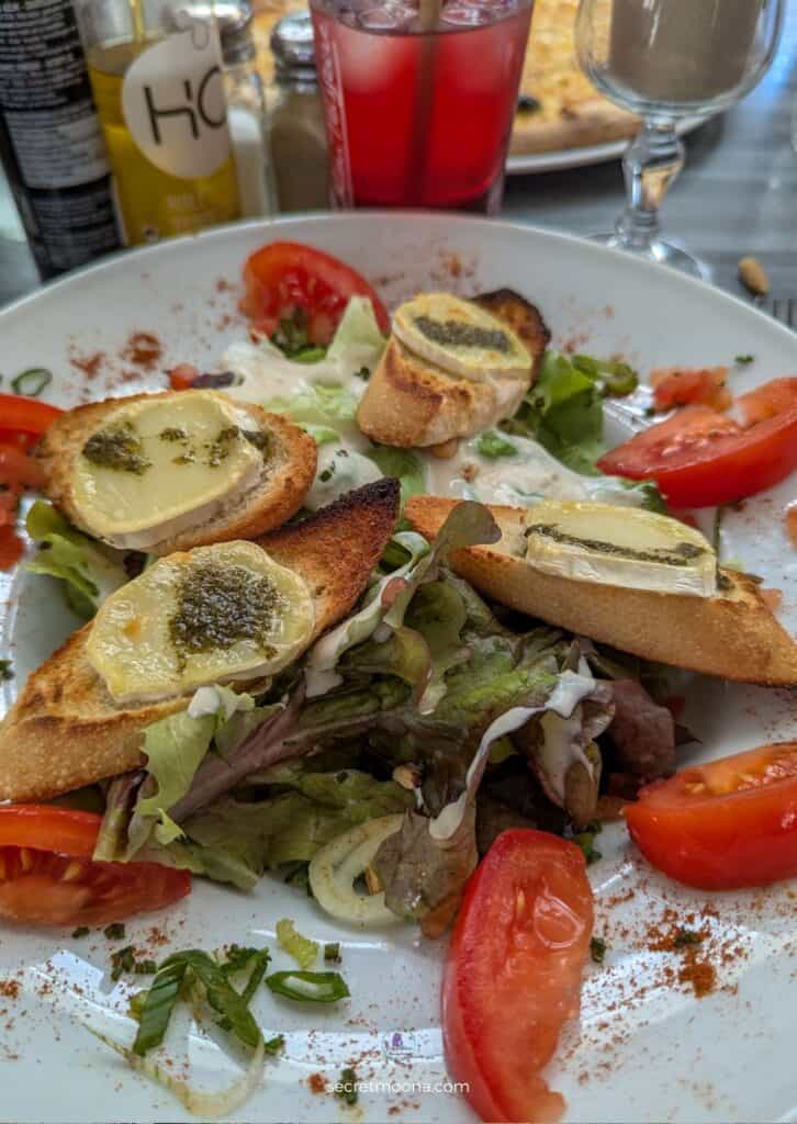 Port Grimaud: The Ultimate Guide to Provence's Little Venice 32 Chèvre chaud salad in Port Grimaud
