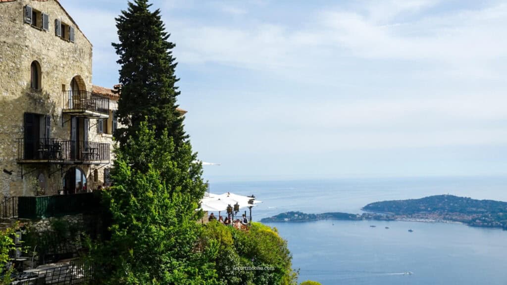 Discover Èze Village: The Most Beautiful Village in Southern France 14 View of the Mediterranean Sea from Château Eza terrace