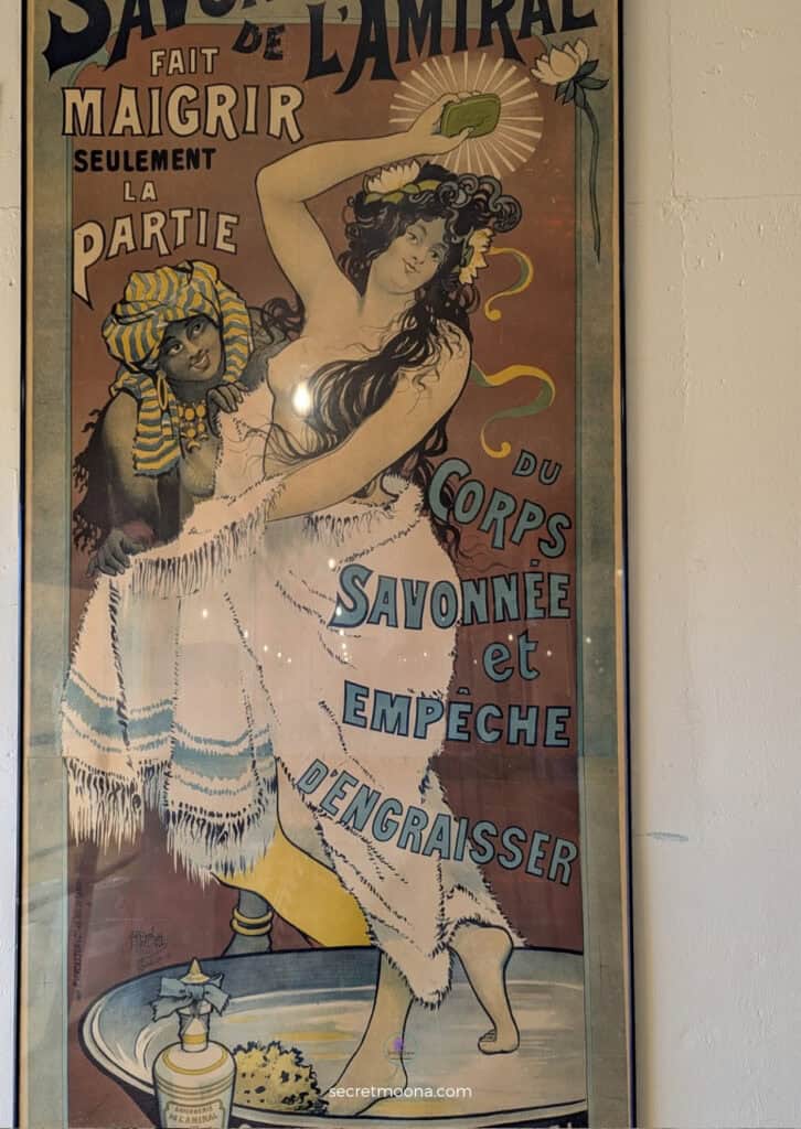 Discover Èze Village: The Most Beautiful Village in Southern France 28 Antique soap perfume poster - Eze Village France
