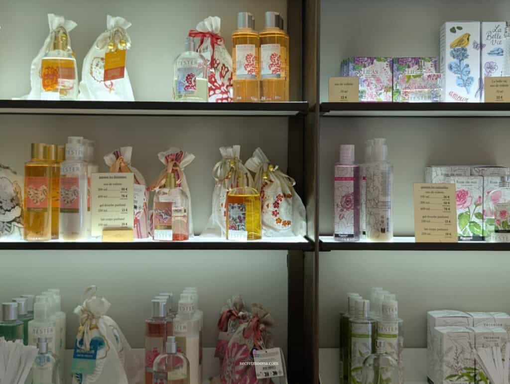 Discover Èze Village: The Most Beautiful Village in Southern France 22 Perfume bottles at Fragonard perfume shop Eze Village France