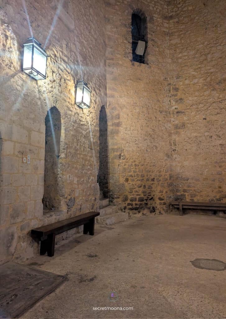 Inside Guards’ hall in Tour César - Provins 