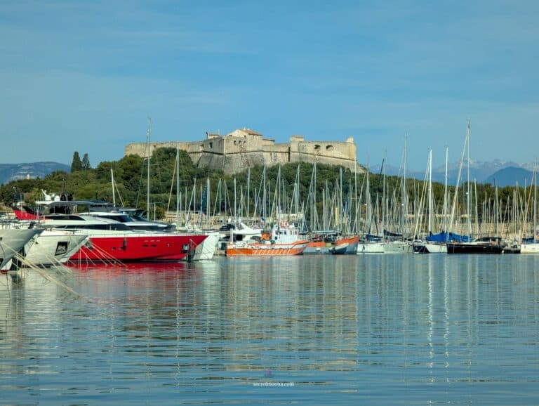 Fort Carré from Port Vauban -Things to Do in Antibes on a Day Trip